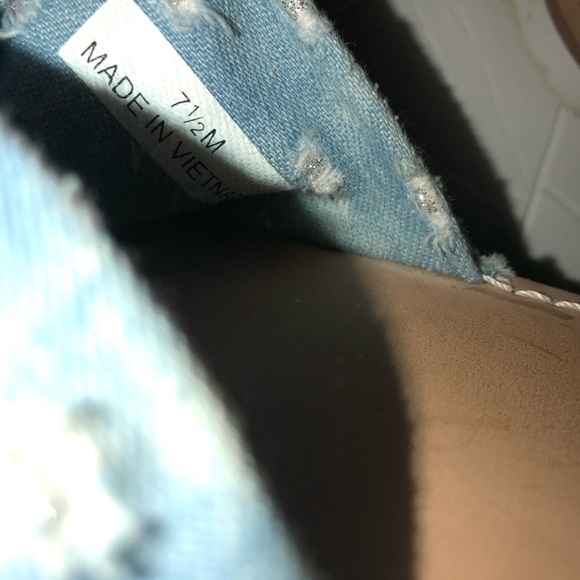 Kate Spade New York Indi Slide Sandal denim 7.5M - Picture 4 of 5